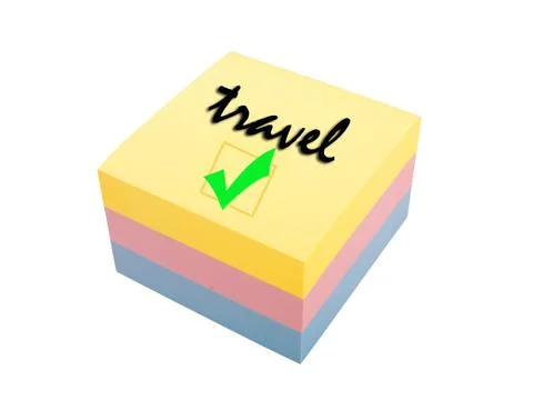 Travel reminder Stock Illustration