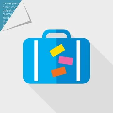 Travel suitcase Stock Illustration