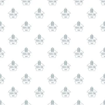 Travel suitcase pattern seamless イラスト素材