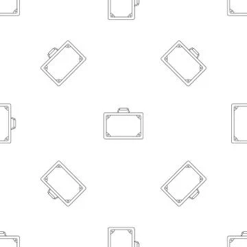 Travel suitcase pattern seamless Stock Illustration