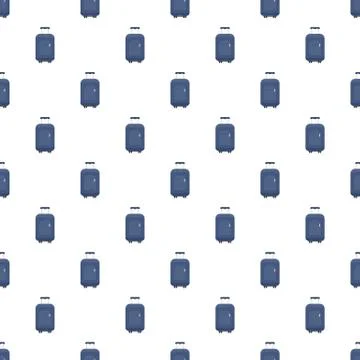 Travel summer bag pattern seamless vector Stock Illustration