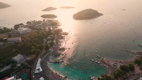 Travel sunset Video stock 160421652