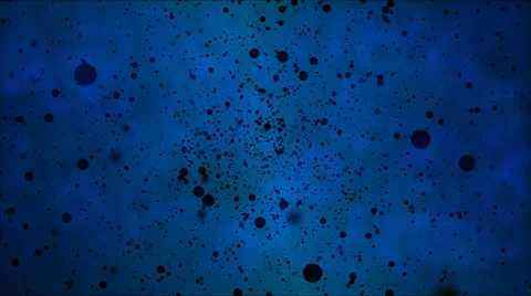 Travel through Black Particles - Loop Blue 4K Stock Footage 39832993