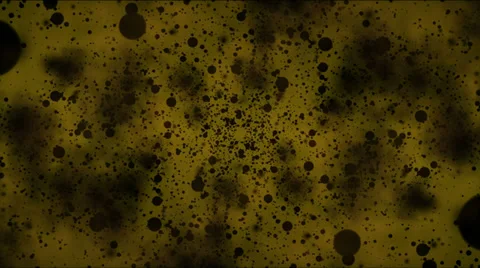Travel through Black Particles - Loop Yellow Stock Footage 39909360