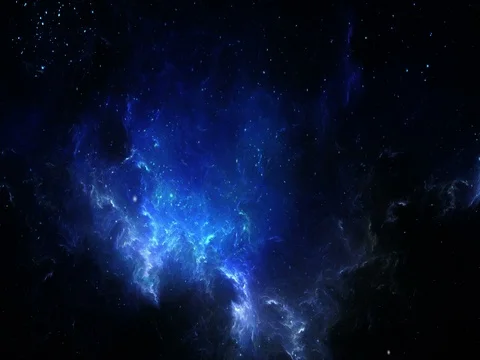 Travel through a galaxy in the universe Stock Footage 69872555