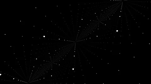 Travel through nanoparticles at subatomic level Stock Footage 300507203