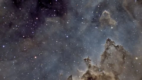Travel through star fields. Elements of this video furnished by NASA. Stock Footage 229222628