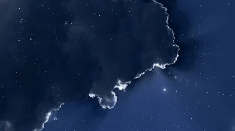 Travel Through A Starfield Stock Footage 12465162