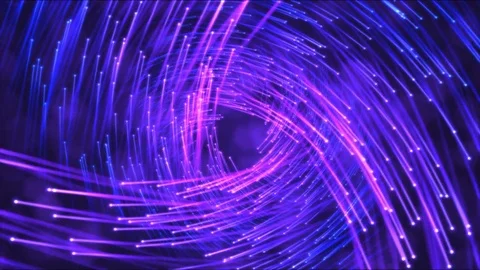 Travel Through Vortex Beams Animation - Loop Violet Stock Footage 74137254
