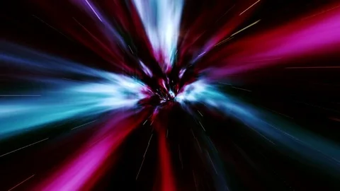 Travel Through a Vortex Wormhole Stock Footage 82810650