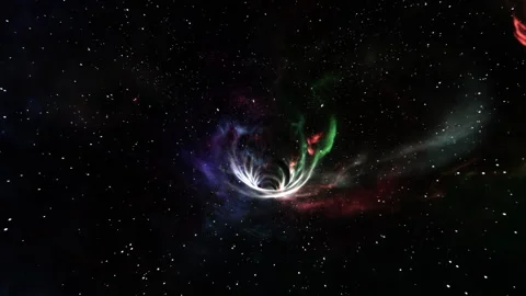 Travel through The Wormhole (Looping) Stock Footage 306261838
