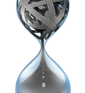 Travel Time Stock Illustration