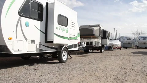 Travel Trailer Stock Footage