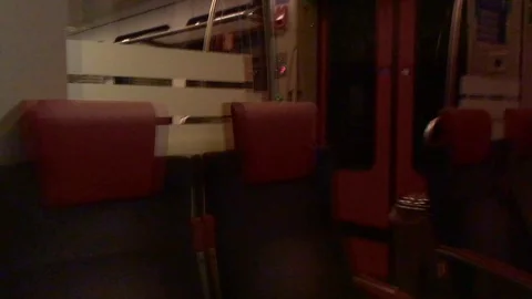 Travel in Train with Mountain Vídeos de archivo 112321633