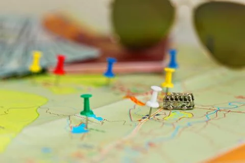 Travel in van concept Foto stock