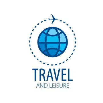 Travel vector logo 스톡 일러스트