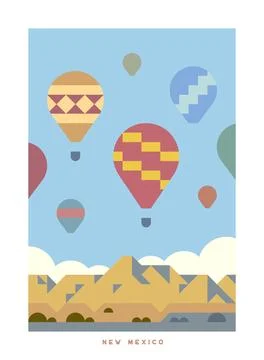 Travel vector poster. USA. Stock Illustration