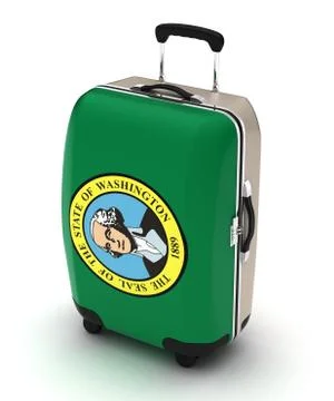Travel to Washington State Stock Illustration