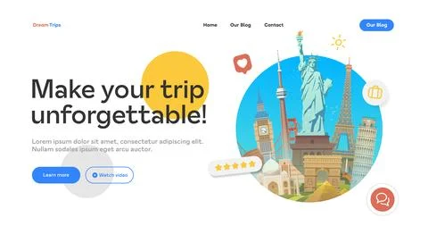 Travel to World Stock Illustration