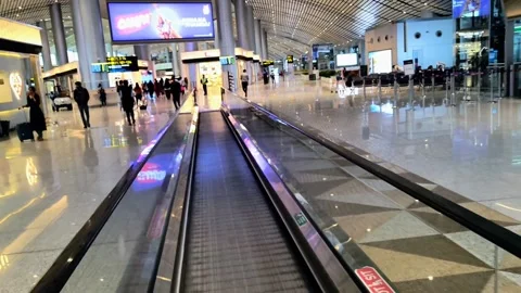 Travelator Stock Footage 316747184