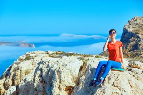 Traveler with backpack Stock Photos