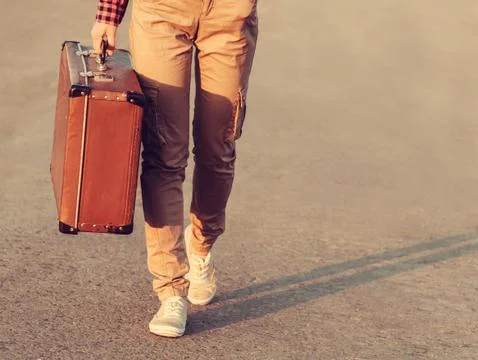 Traveler going Stock Photos