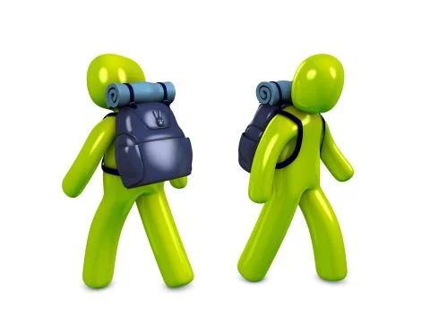 Traveler Stock Illustration