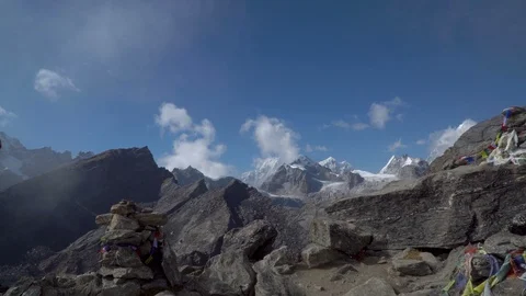 A traveler with a map in the mountains Stock Footage 85482453