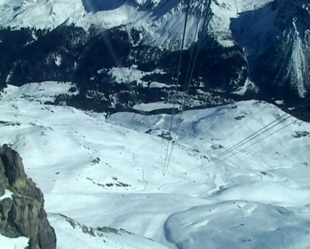Traveling by cable car Stock Footage 111985