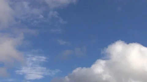 Traveling clouds across the sky Stock Footage 144203622