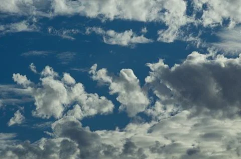 Traveling Clouds Stock Photos