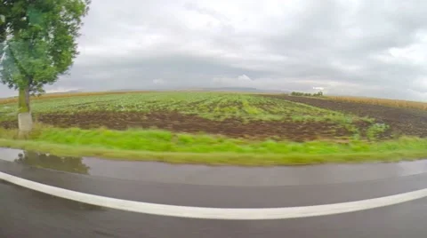 Traveling on the highway Stock Footage 44371391