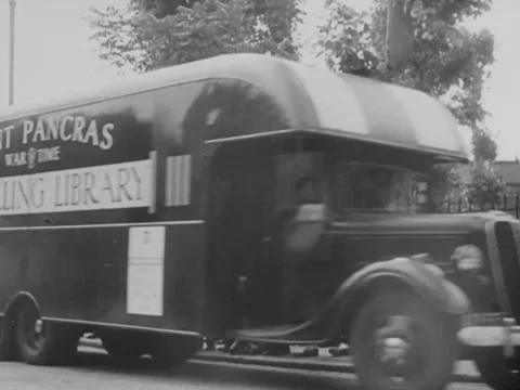 Traveling library Video stock 158248521