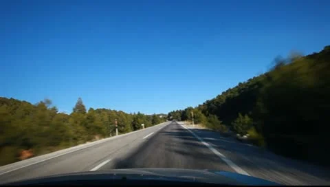 Traveling in the mountains Stock Footage 10599909