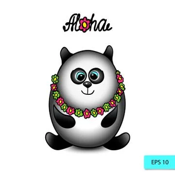 Traveling panda Stock Illustration
