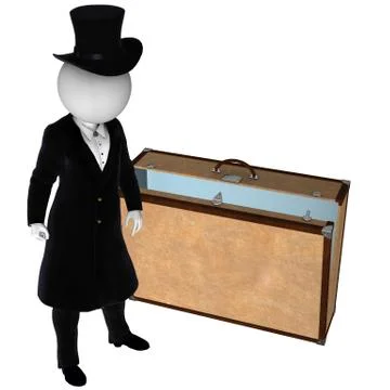 Traveling passenger Stock Illustration