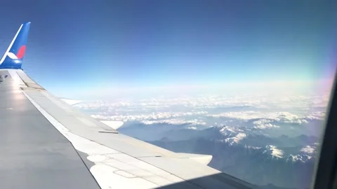 Traveling in a plane Video stock 170758787