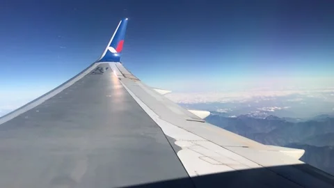 Traveling in a plane Video stock 170758789