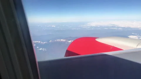 Traveling in a plane Video stock 170758792