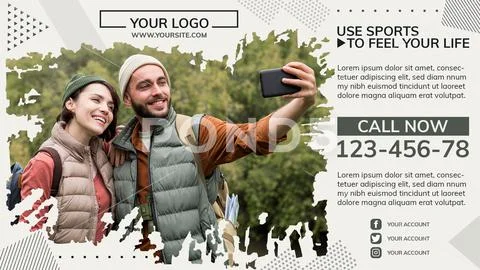 Traveling Post Mockup in PSD PSD Template