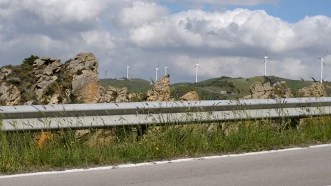 Traveling on a road Stock Footage 110906900