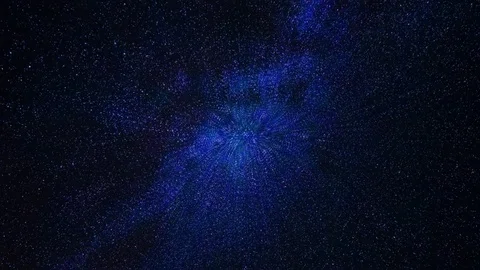 Traveling space in hyper drive Stock Footage 87492770