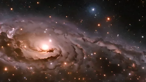 Traveling through deep space. Navigating the universe Stock Footage 263672547