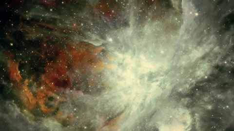 Traveling through a galaxy in deep space - Galaxy 017 HD, 4K Stock Footage 53678251