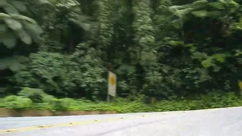 Traveling through Serra do Mar in São Paulo State, BRazil Stock-Footage 155606864