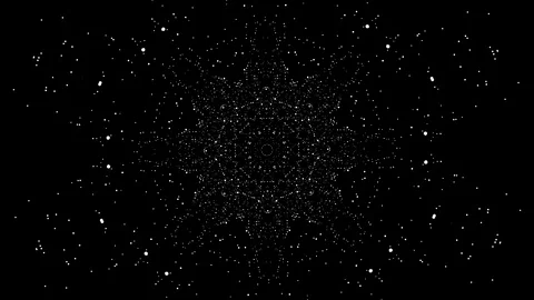 Traveling through star field in outer space untill everything becomes black. Stock Footage 127869170