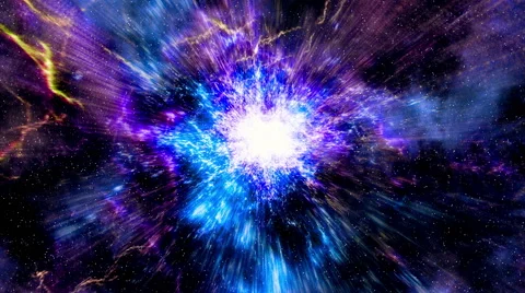 Traveling through star fields and nebulae in deep space - Space 2141 HD, 4K Video stock 61379993