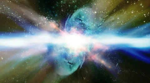 Traveling through star fields and galaxies in space - Event Horizon 0227 HD, 4K Video stock 64856423