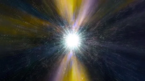 Traveling through star fields and galaxies in space - Space Travel 2217 Video stock 71672926