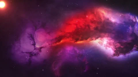 Traveling through star fields in deep space Stock Footage 47809919